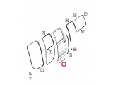 Rear Door Sill Weatherstrip, LH